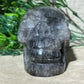 Crystal Natural Skull Black Hair Quartz Stone Rutilated Carving Decoration Reiki Gem High Quality Beauty Healing Minerals