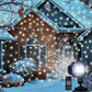 Christmas Snowfall Light Projector LED Snow Lights with Remote Holiday Snowflakes Projector Light for House Landscape Decor