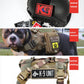 3D PVC K9 Rescue Service Dog Dog Hook e Loop Patch Badge Luminous Tactical Backpack Bashpack Abbigliamento Assicatore riflettente