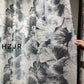 Mode grijs ginkgo blad precisie luxe gordijnen voor woonkamer slaapkamer dineren jacquard raam decor blackout witte tule