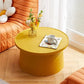 Low Clear Nordic Coffee Table Modern Round Aesthetic Plastic Small Mobile Coffee Table Living Room Mesa Furniture For Home