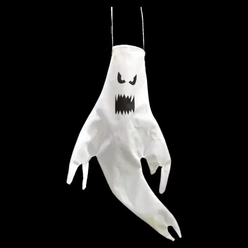 Halloween Outdoor Ghost pendant LED Lights Battery Power  Skeleton Ghost Horror Grimace Glowing Party Props Halloween Decoration