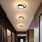 Petit plafond LED moderne 2 Anneaux Créatif Design Plafond LAXE ALIMENTATIONS ÉCLAIRES INDOOR BALCON BALCON BURE