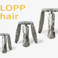 Nordic Modern Classic Stainless Steel Low Stool Plopp Chair Creative Minimalist Footstool