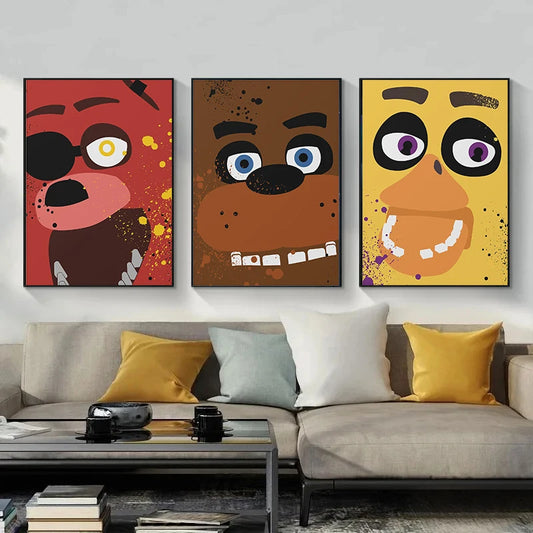 FNAF vijf-nachten-at-freddys hot game ultieme groep posters print canvas schilderen muur kunstfoto's voor woonkamer thuisdecoratie