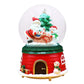 Christmas Snow Globe Battery Operated Rotating Snowflake Crystal Ball Luminous Music Box Creative Christmas Gift Home Decor