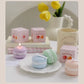 Macaron scented candle Fragrance Gift with Gift Girl Holiday cake gift box