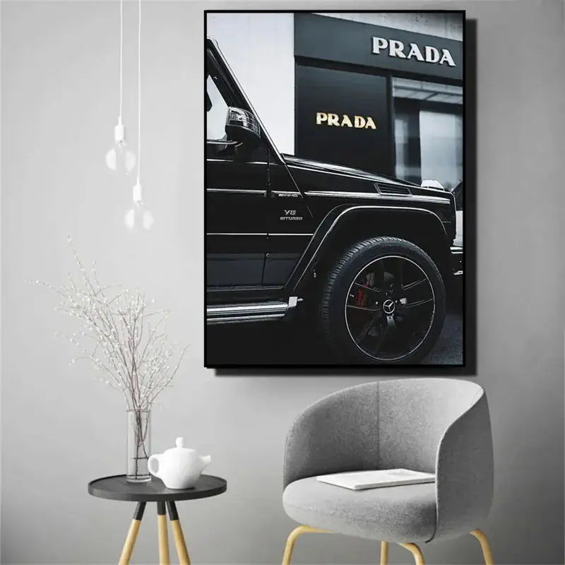 Nordic Classic Retro Aesthetics Street Luxury Luxury estilo en blanco y negro Oil HD Oil on Canvas y estampados Decoración del dormitorio en el hogar