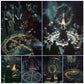 O altar da bruxa das bruxas pagãs Vintage Wall Art Tela Pintura Gothic Wicca Ai Art Poster e Print Home decoração