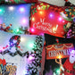 LED Light Christmas Pillow Cushions Cover Santa Elk Throw Pillows Cover For Home Glow Santa Clause Deco Home for Sofa 2023