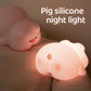 Pink Piggy Night Light Light LED LED LED LAMPAGGIO Atmosfera interno Atmosfera Pat Room Room Decoration USB per bambini Light Gift