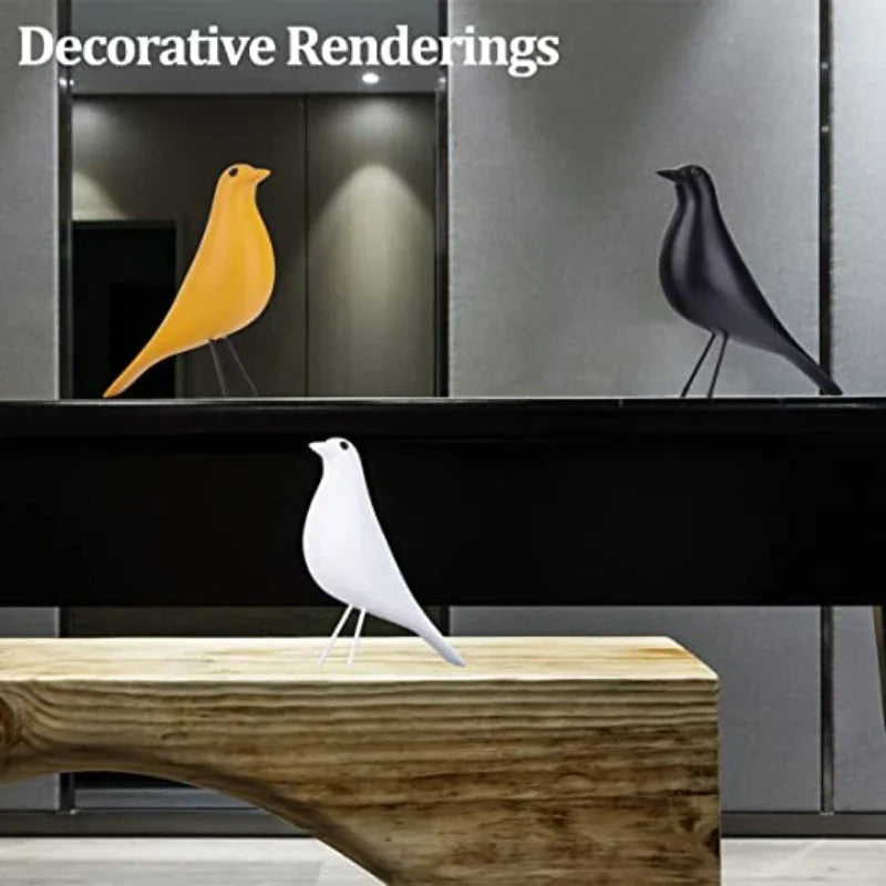 Bird Statue Resin Bird Statue Sculpture Modern Simple Bird Decoration Office Home Living Room Crafts Ornament