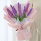 1 pc afgewerkt gehaakte lavendel Bouquet kunstmatige gebreide bloem afgewerkt lavendel bouquet Mother's Day cadeau dia de la madre 꽃 다발 다발 다발 다발