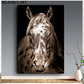 Modern Animal Horse Portrait Canvas Pinting Poster y estampados Imágenes de arte de pared para sala de estar Decoración del hogar sin marco