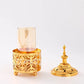 Queimador de incenso de metal Hollow Golden Tower Oil Burner Vintage Censer Holder Home Fragrance Products