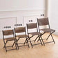 Folding Minimalist Design Modern Dining Chairs Bedroom Balcony Dresser Chairs Sillas De Comedor Dining Room Furniture HYDC