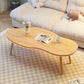 Wooden Mobile Floor Coffee Table Round Center Couch Table Hallway White Low Articulos Para El Hogar Furniture Living Room