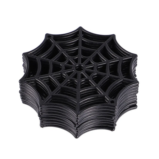 Web Spider Toy Wall Decorations Black Decors Cobweb Coasters Spiders Party Decor Black Luminous