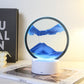 LED Moving Sand Art Table Lamp with 7 Color USB Quicksand Night Light 3D Sandscape Hourglass Bedside Lamps Home Decor Gift