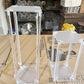 Clear Square Acrylic Artificial Flower Stand Display Stand Dessert Table Wedding Centerpieces for Tables Birthday Party Decor