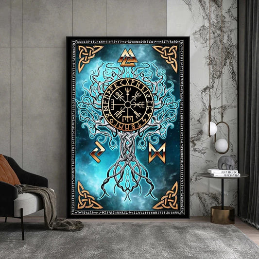 Tree Of Life Canvas Painting Posters and prints Abstract Wall Art Pictures for Living Room Home Decoration Cuadros Murals