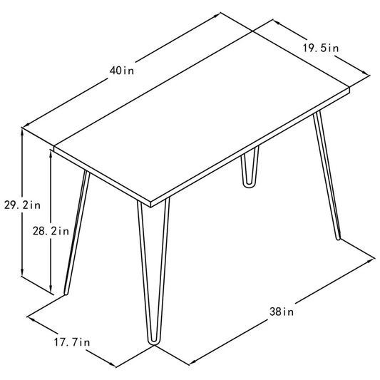 White Table Computer Desks Retro Computer Desk Furniture Office Accessories for Desk Pliante Reading Gaming Room Study Laptop