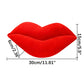 2pcs Lips Shaped Cushion Plush Big Red Lips Pillow Valentine's Day Gift Lovely Creative Soft Home Decoration Pillow
