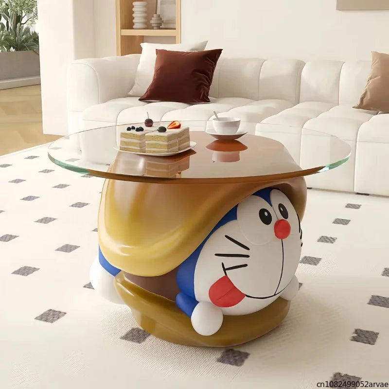 New Living Room Balcony Cartoon Coffee Table, Children's Room Home Bedside Table Decorative Ornaments, Home Furniture Gifts