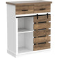 Kitchen Cabinet with Drawers and Shelves, Sliding Barn Door Storage, Living Room, Dining Room, Entryway, Kitchen Cabinet