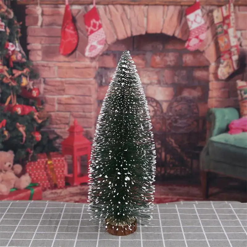 Mini Christmas Tree 10/15/20/25cm/cm/35/40cm Pine Needle Decoration Christmas Tree Ornaments Festival Supplies