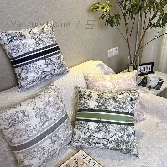 Nordic Cushion Pillow Cover Modern Light Luxury Sofa Cushion Living Room