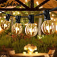 Sphoon 15M 20M Connectable LED String Light E12 Base G40 IP44 Waterproof Dimmable Garland Garden Wedding Fairy lights Home Decor