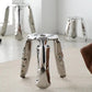 Nordic Modern Classic Stainless Steel Low Stool Plopp Chair Creative Minimalist Footstool