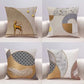 Modern light luxury earth warm color dirt-resistant pillow cover living room sofa pillow, home decoration cushion cover