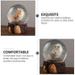 Owl Snow Globe 3D Owl Crystal Ball Owl Water Globe Wild Animal Figurine Glass Sphere Desktop Ornament