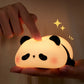 Panda LED Night Light Light Silicone Night Light USB USB Touch Night Night Lampada Camera DECAGGIO DECORAZIONE DELLA LAMAZIONE DELLA LAMPAGGI