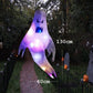 Halloween Outdoor Ghost pendant LED Lights Battery Power  Skeleton Ghost Horror Grimace Glowing Party Props Halloween Decoration