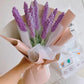 1 pc afgewerkt gehaakte lavendel Bouquet kunstmatige gebreide bloem afgewerkt lavendel bouquet Mother's Day cadeau dia de la madre 꽃 다발 다발 다발 다발