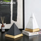 Ermakova keramische piramide sculptuur ornamenten creatief wit porselein marmeren standbeeld ambachten woonkamer huisstudie decoratie