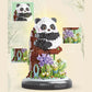 Bouquet de fleur Couverture de poussière Panda Owl Set Building Blocs Bonsai Collection Animal Jouets éducatifs Animaux Modèles Gift Christmas Gift