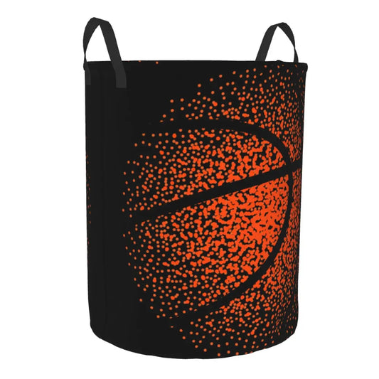 Basket de linge pliant Potball de basket-ball rond de rangement