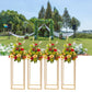 4 Pcs Metal Flower Stand Wedding Centerpiece Pole Stand Decoration for Party, Wedding, Holiday Celebration